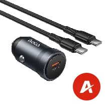 Z62A Energy single port PD30W car charger set(C to C)