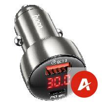 Z50 Leader 48W dual-port PD30W+QC3.0 car charger with digital display
