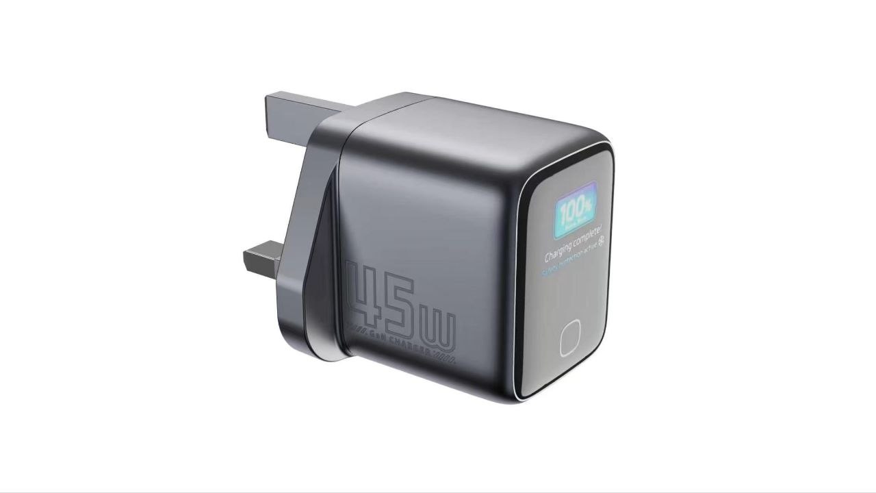 Avazonia ChargeView 45W AI Smart TFT Charger