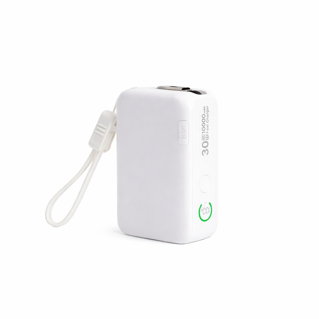  6-in-1 Retractable Cord Mini Power Bank