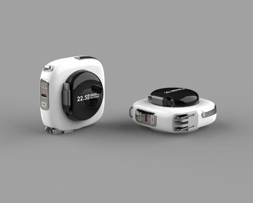  6-in-1 Retractable Cord Mini Power Bank
