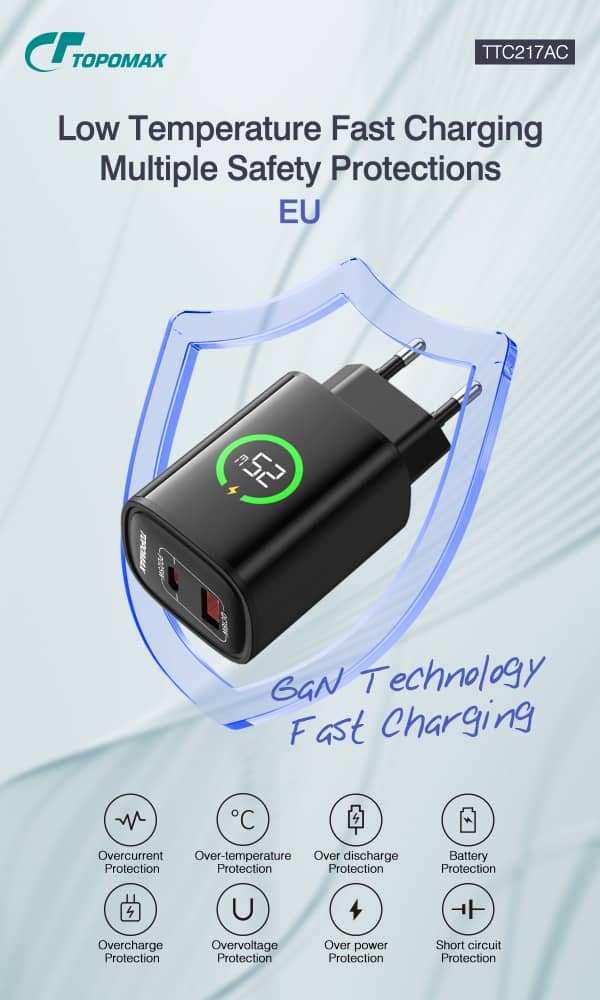 TOPOMAX TTC-F217AC 25W Fast Charger