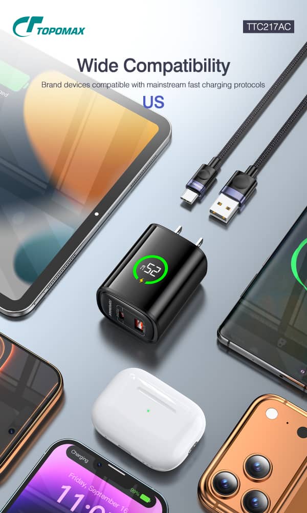 TOPOMAX TTC-F217AC 25W Fast Charger