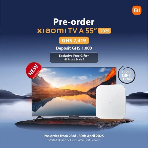 🔥 Pre-Order Now: Xiaomi TV A 5 55″ – 4K Smart Android TV