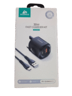 SODINOS 35W Fast Charger Kit | PD + Qualcomm 3.0 | Dual Port | With Cable