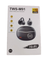 TWS-M91 True Wireless Bluetooth Earbuds – Hi-Res Audio, Long Battery Life, IPX4 Waterproof